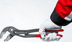 Применение клещей переставных с механизмом быстрой фиксации Voll Cobra 12 (300 мм), CrV Применение клещей переставных с механизмом быстрой фиксации Voll Cobra 12 (300 мм), CrV