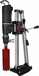 Применение станины для алмазного сверления с микроударом Bycon DBS-352